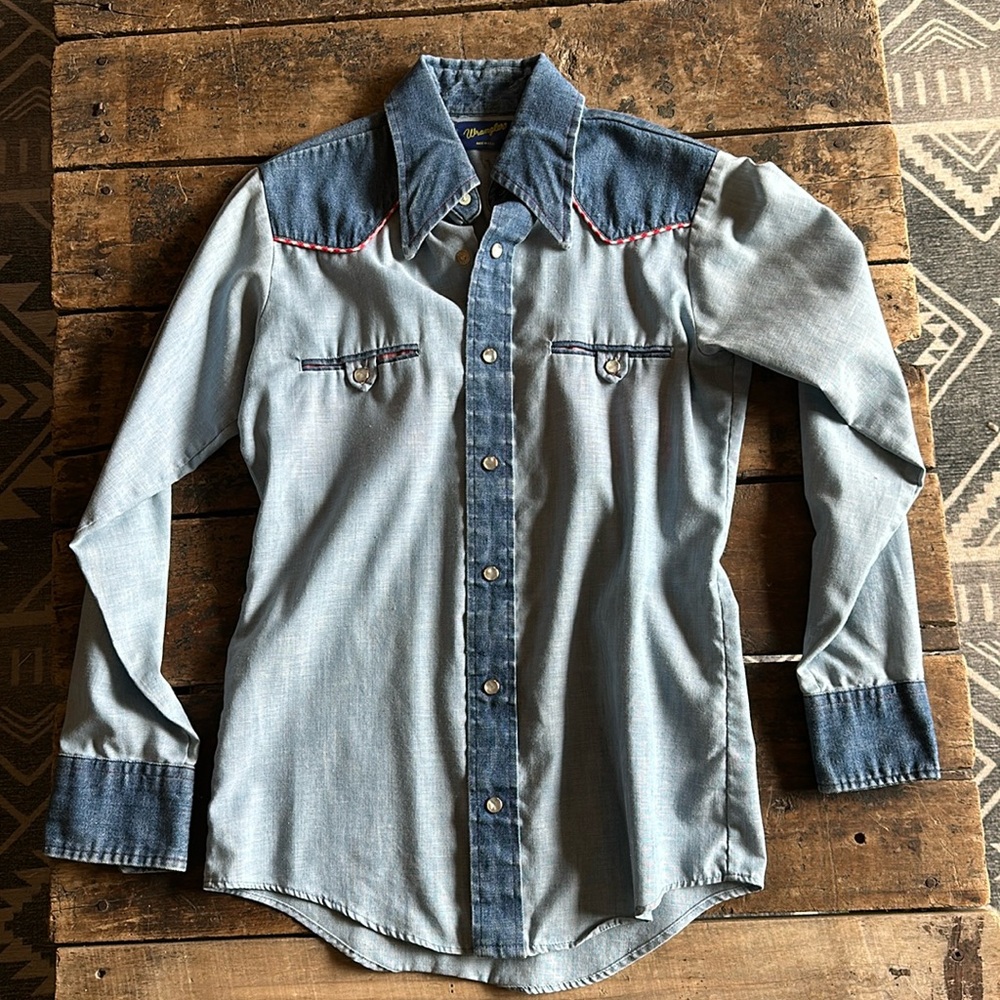 Vintage Wrangler Pearl Snap